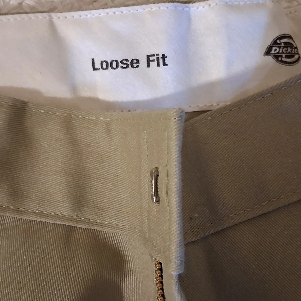 Dickies Khaki Straight Leg Work Pants 44× 32 New Tags 0154 - Picture 4 of 6